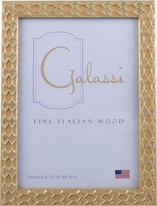 Galassi Gold Honeycomb Wood Frame