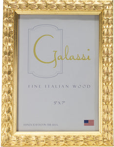 Galassi Gold Water Lily Wood Frame