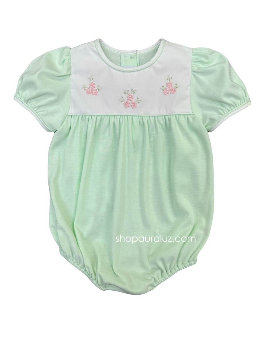 Auraluz Blue Knit Bubble with Train Embroidery main image 1
