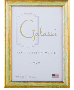 Galassi Green and Gold Wood Frame