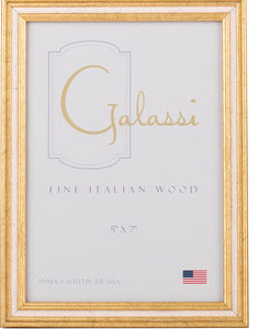 Galassi Gold and Cream Channel Wood Frame