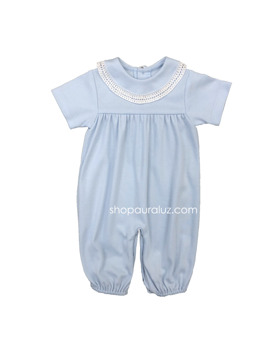 Auraluz Blue Knit Converter with Blue Wind Up Car Embroidery
