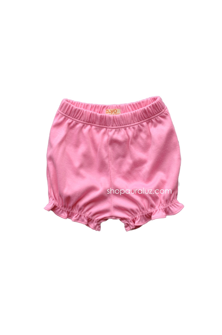 p..yo Knit Bloomers-Hot Pink