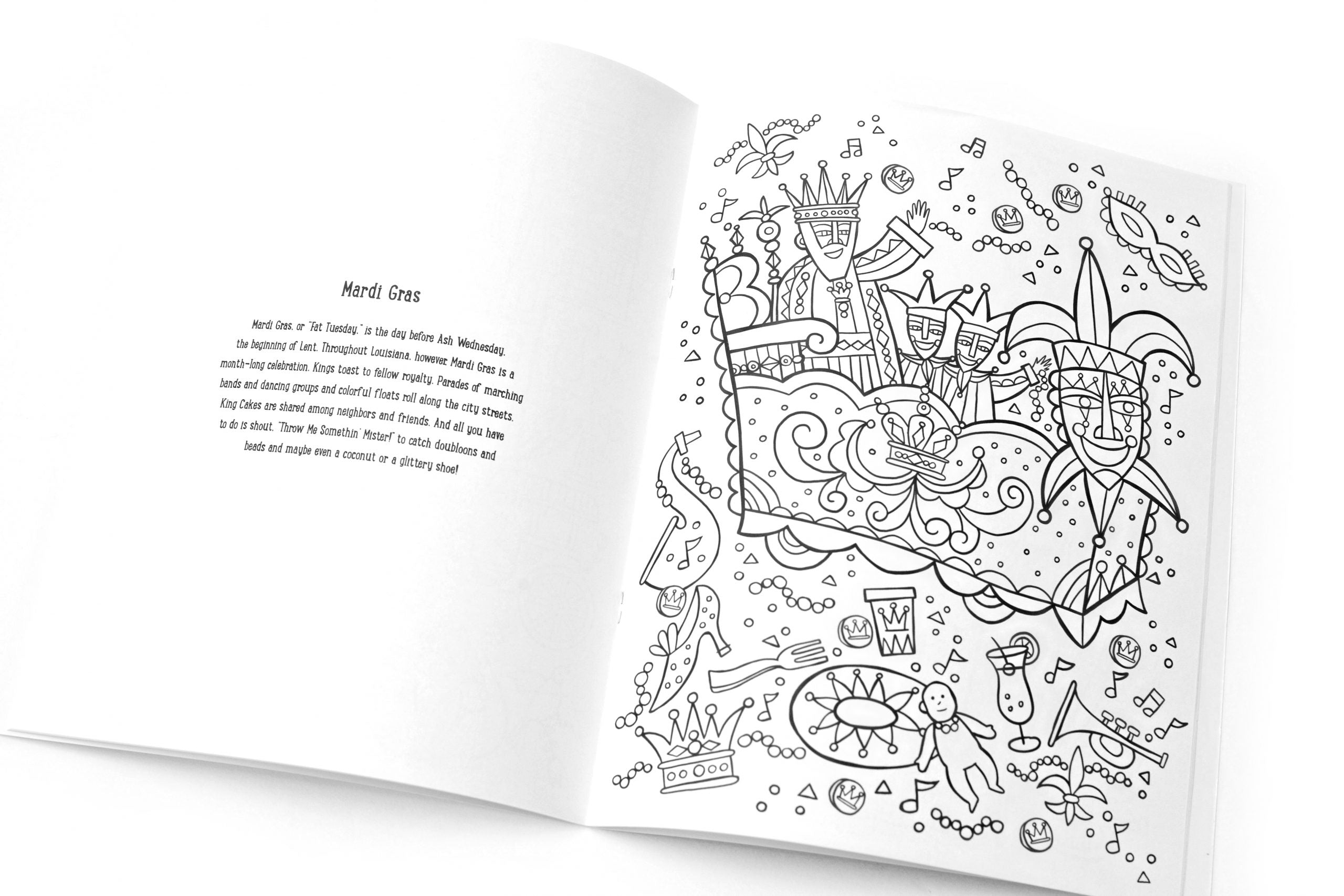 New Orleans Coloring Book
