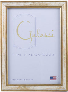 Galassi Cream/Gold Dune Wood Frame