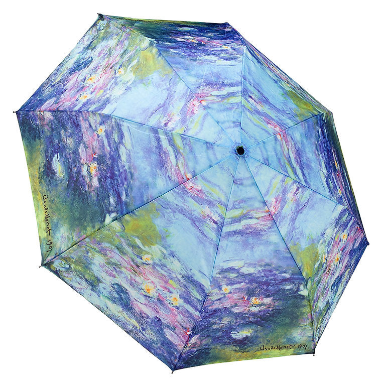 Monet Water Lilies Folding Umbrella