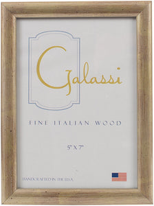 Gilded Silver Leaf Wood Frame