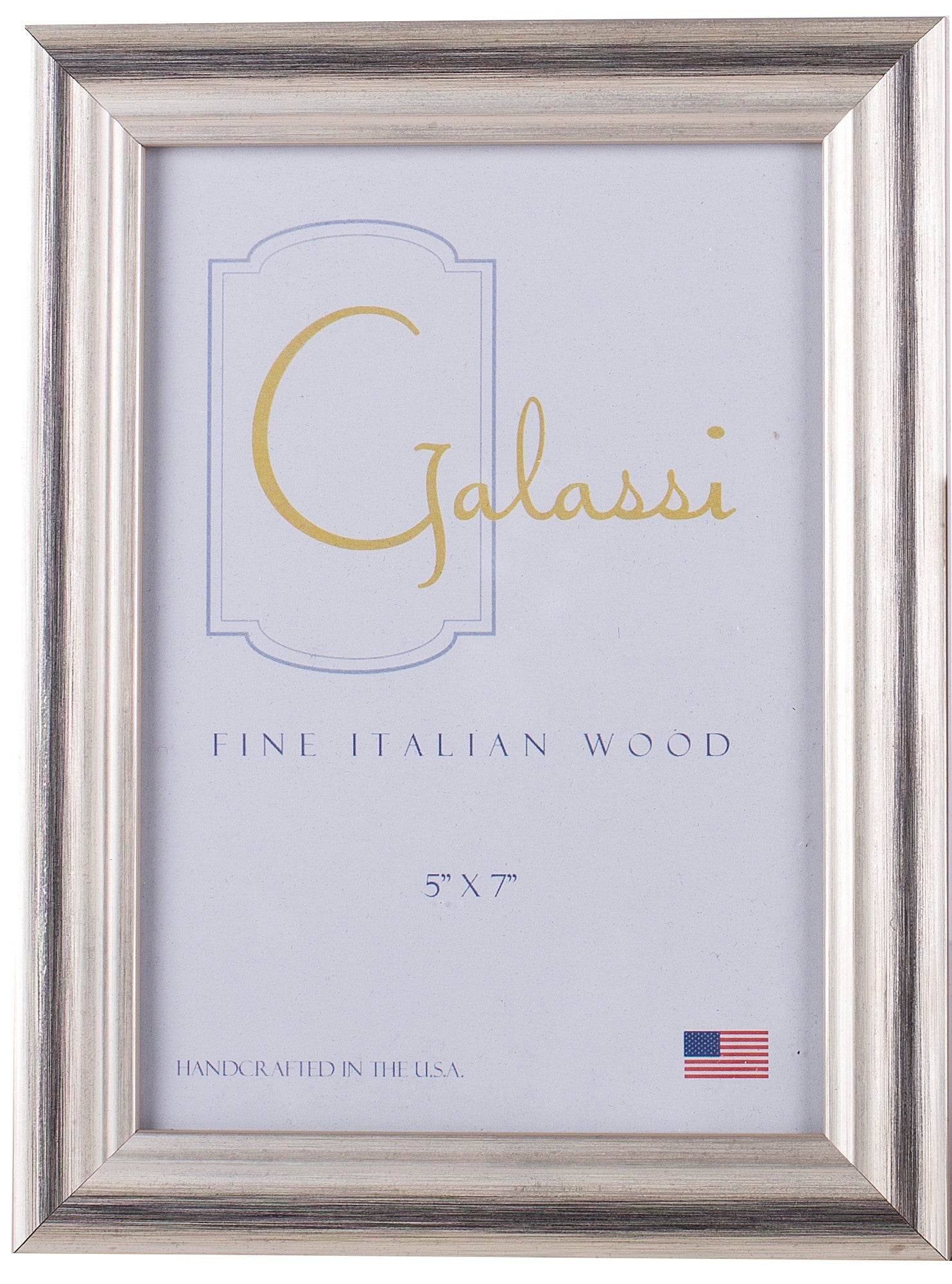 Galassi Juno Silver/Black Wood Frame