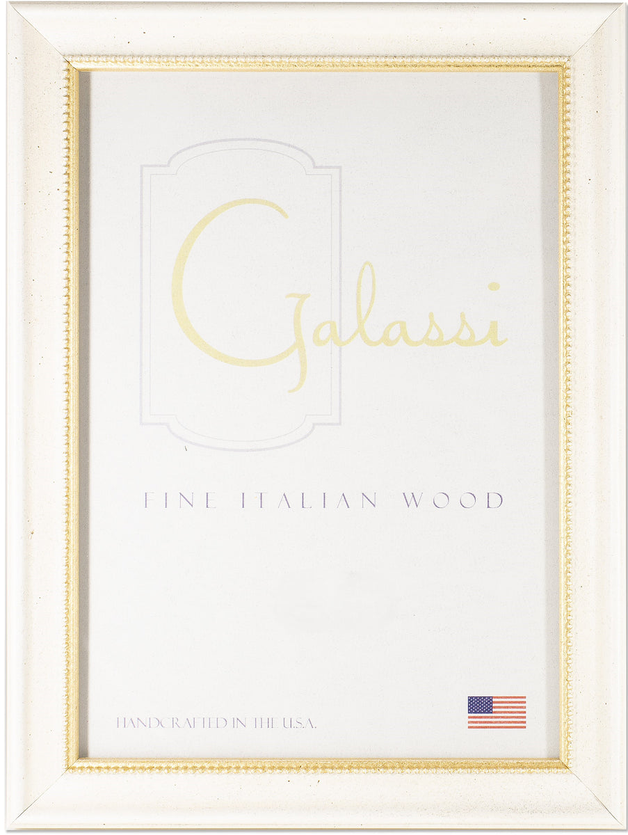 Galassi Vintage Cream/Gold Bead Wood Frame – AURALUZ