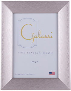 Wide Silver Chic Wood Frame