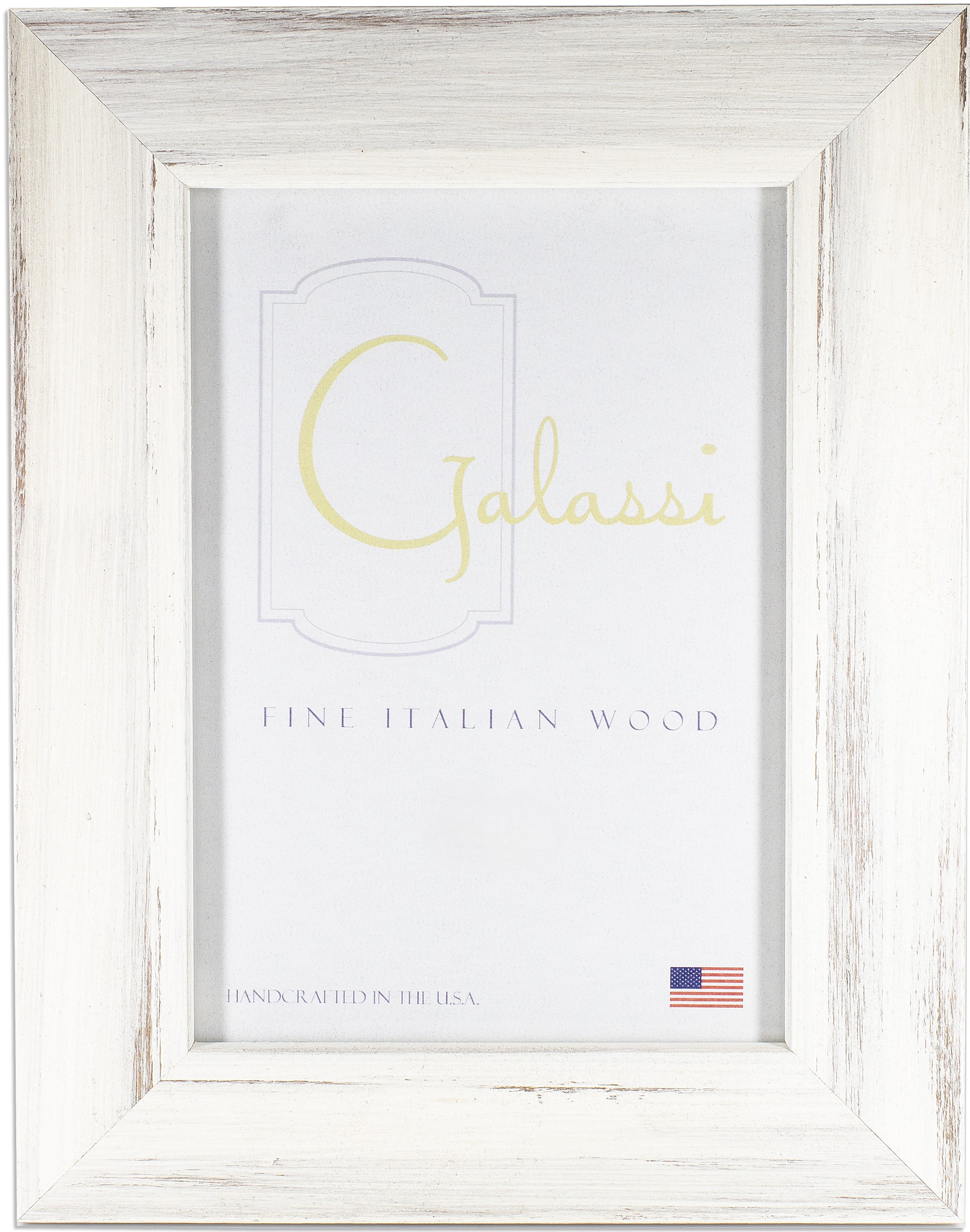 Galassi White Farmhouse Wood Frame