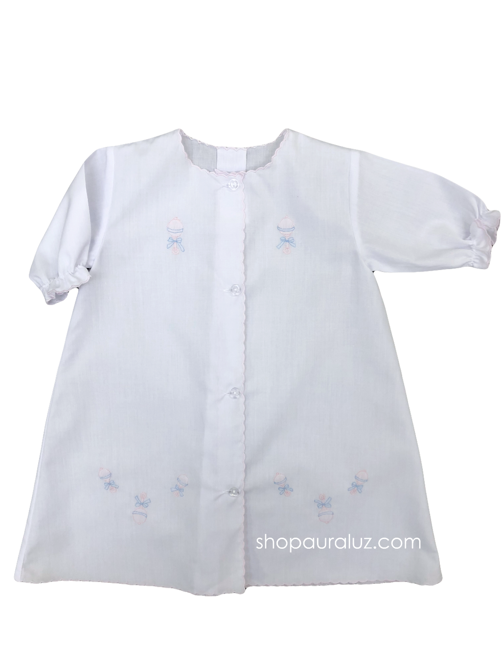 auraluz christmas dress Auraluz Shadow Embroidered Holly Christmas Dress 18 months
