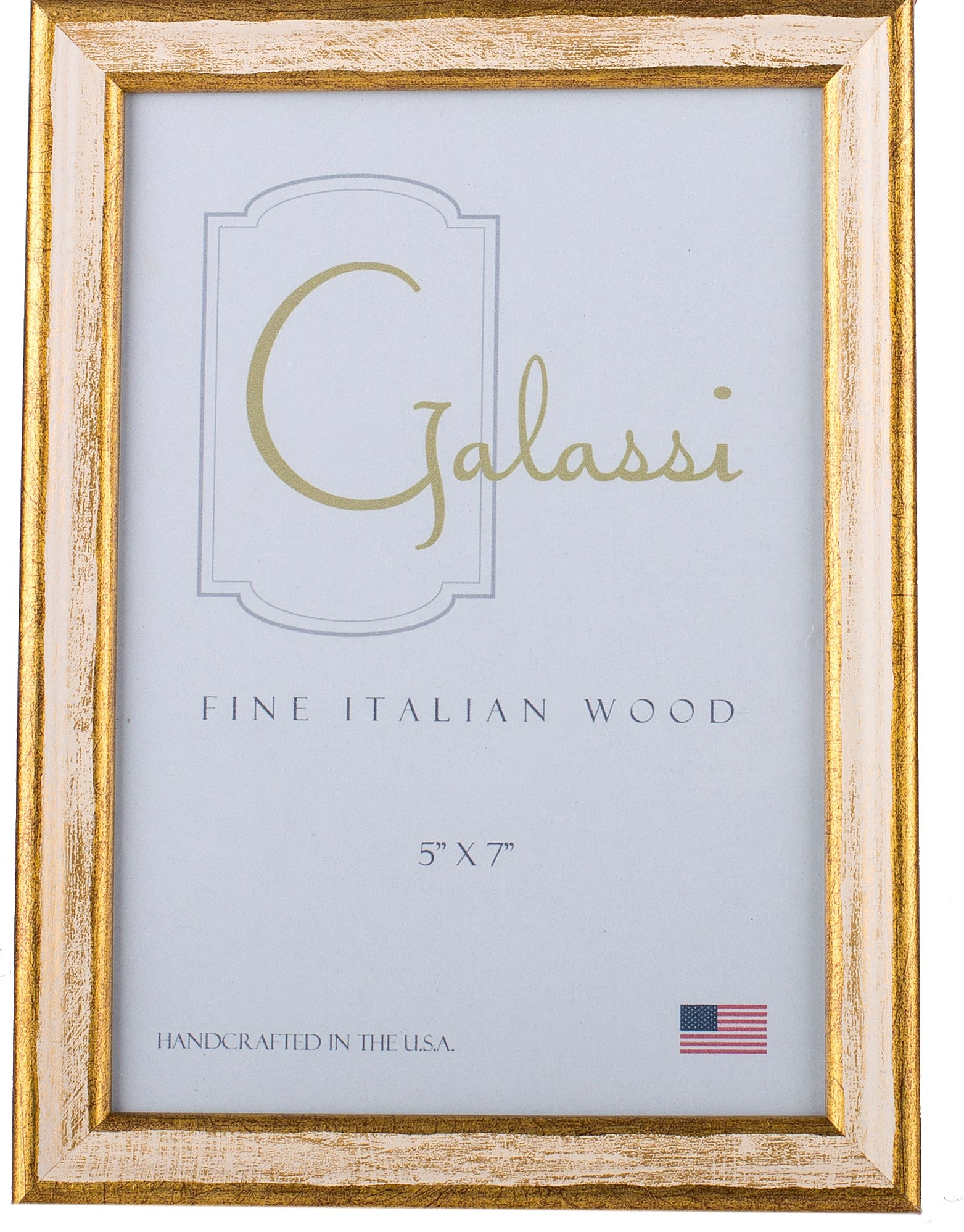 Galassi Cream and Gold Wood Frame