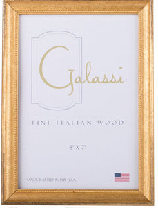 Galassi Vintage Gold Bead Wood Frame