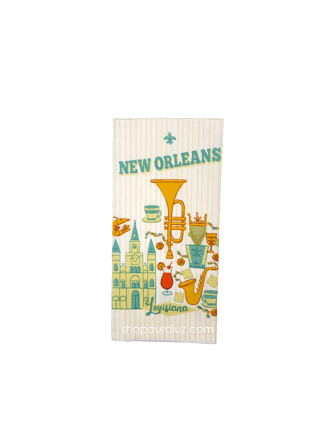 Towel-New Orleans Stripes