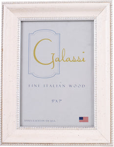 Emma Cream w/Silver Wood Frame