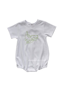 p..yo Knit Bubble-Alligator